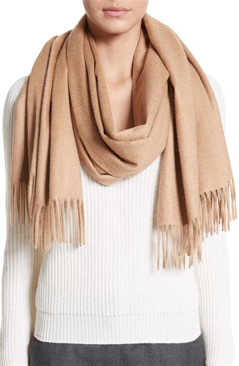 camel hair scarf